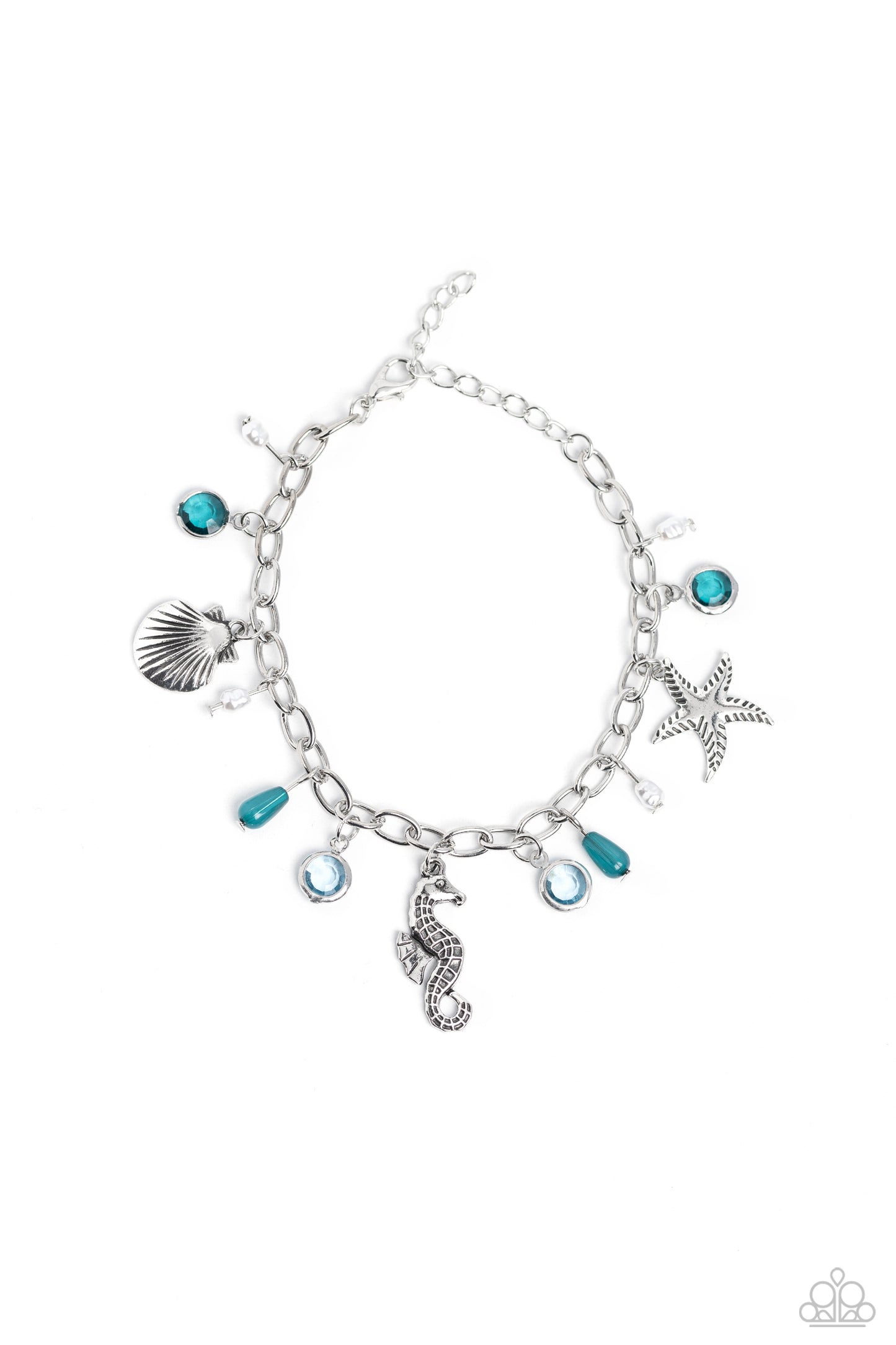 Seahorse Serenade - Blue Bracelet