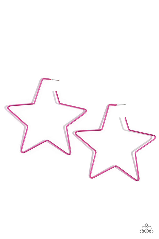 Starstruck Secret - Pink Earrings