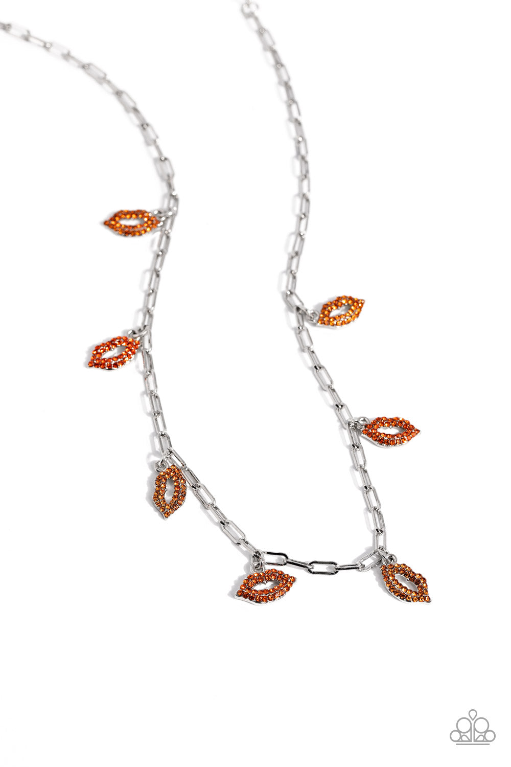 KISS the Mark - Orange Necklace