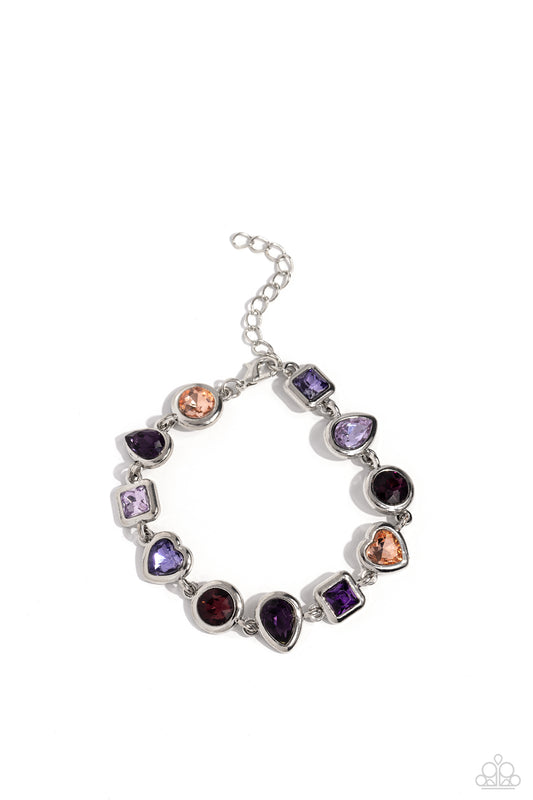 Actively Abstract - Purple Bracelet