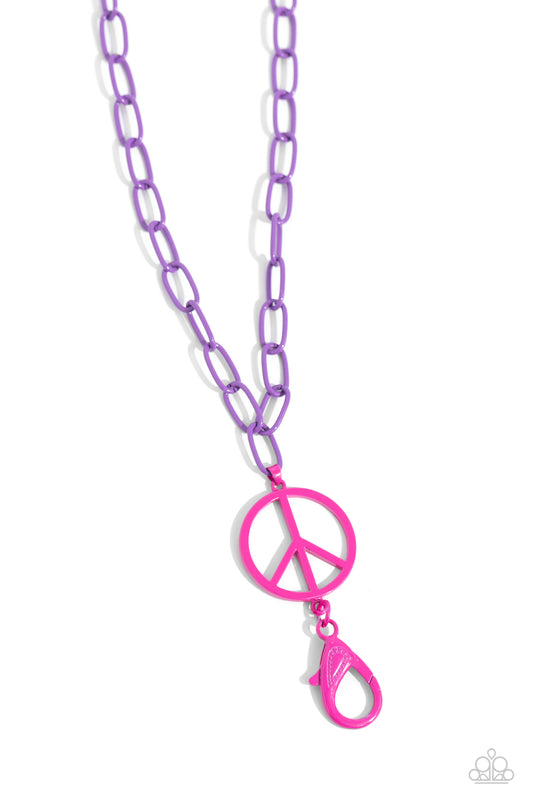 Tranquil Unity - Purple Necklace