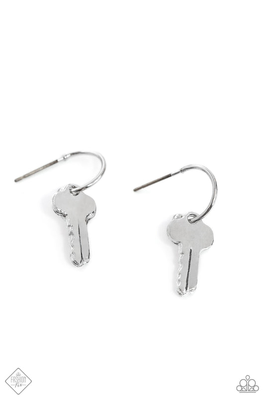 The Key to Everything - Silver Earrings
