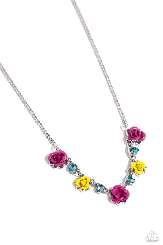 Strike a ROSE - Pink Necklace