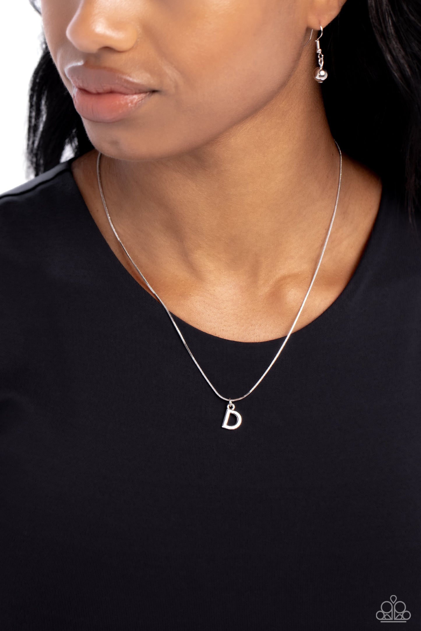 Seize the Initial D - Silver Necklace