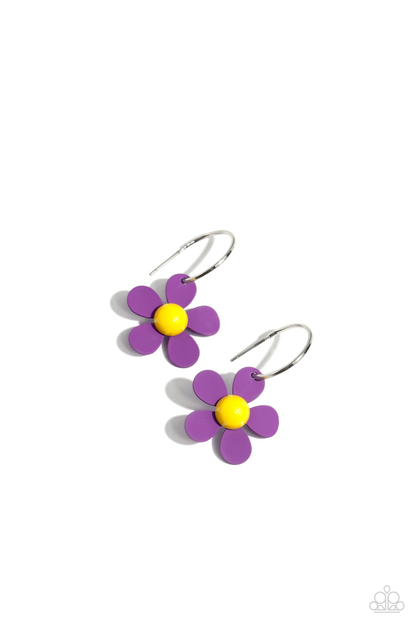 More FLOWER To You! - Purple Earrings