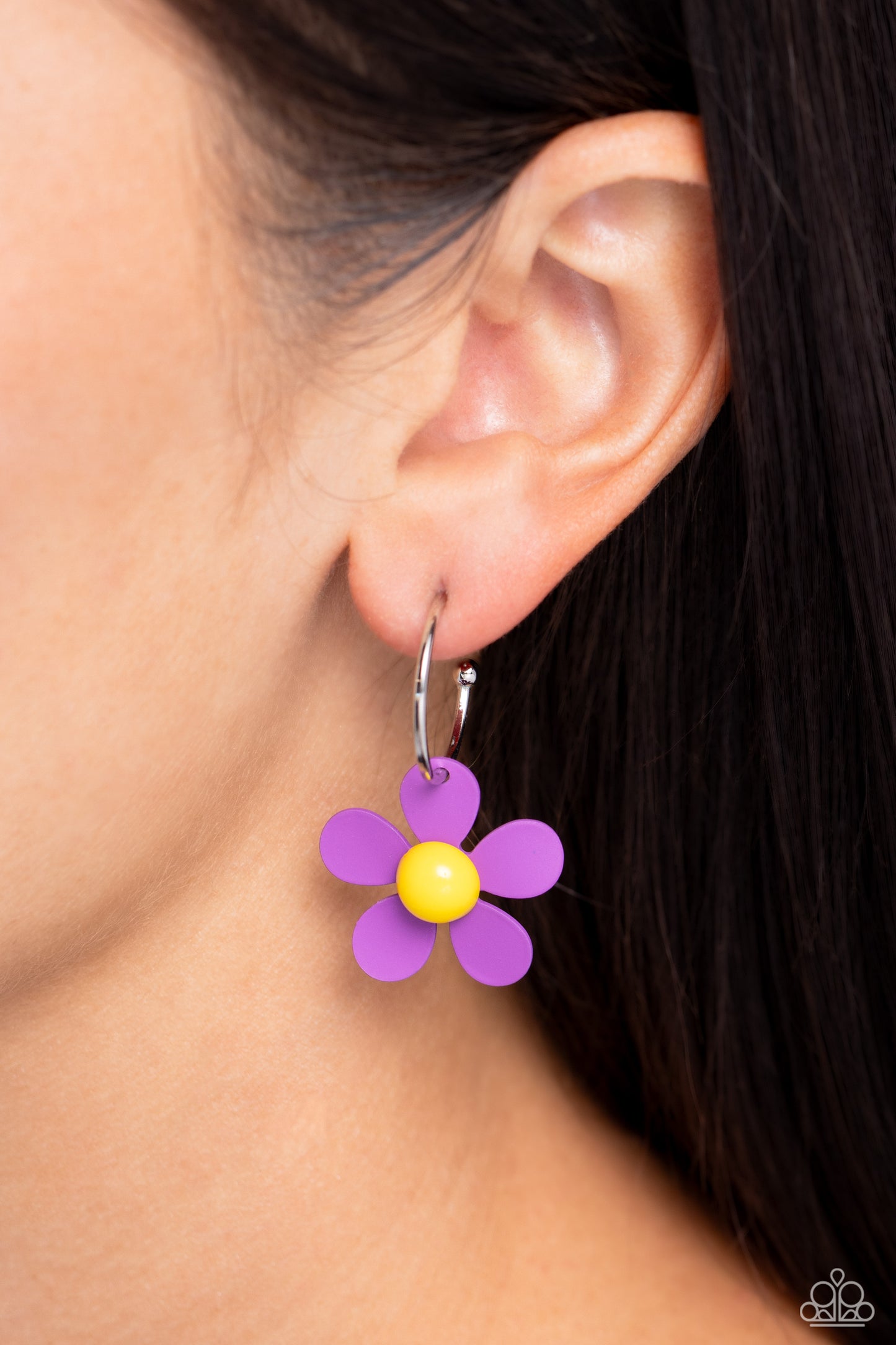 More FLOWER To You! - Purple Earrings