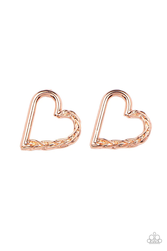 Cupid Who? - Copper Earrings